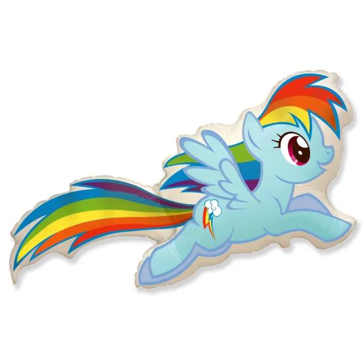 Радуга Дэш, My Little Pony, шар 109 см, фигура
