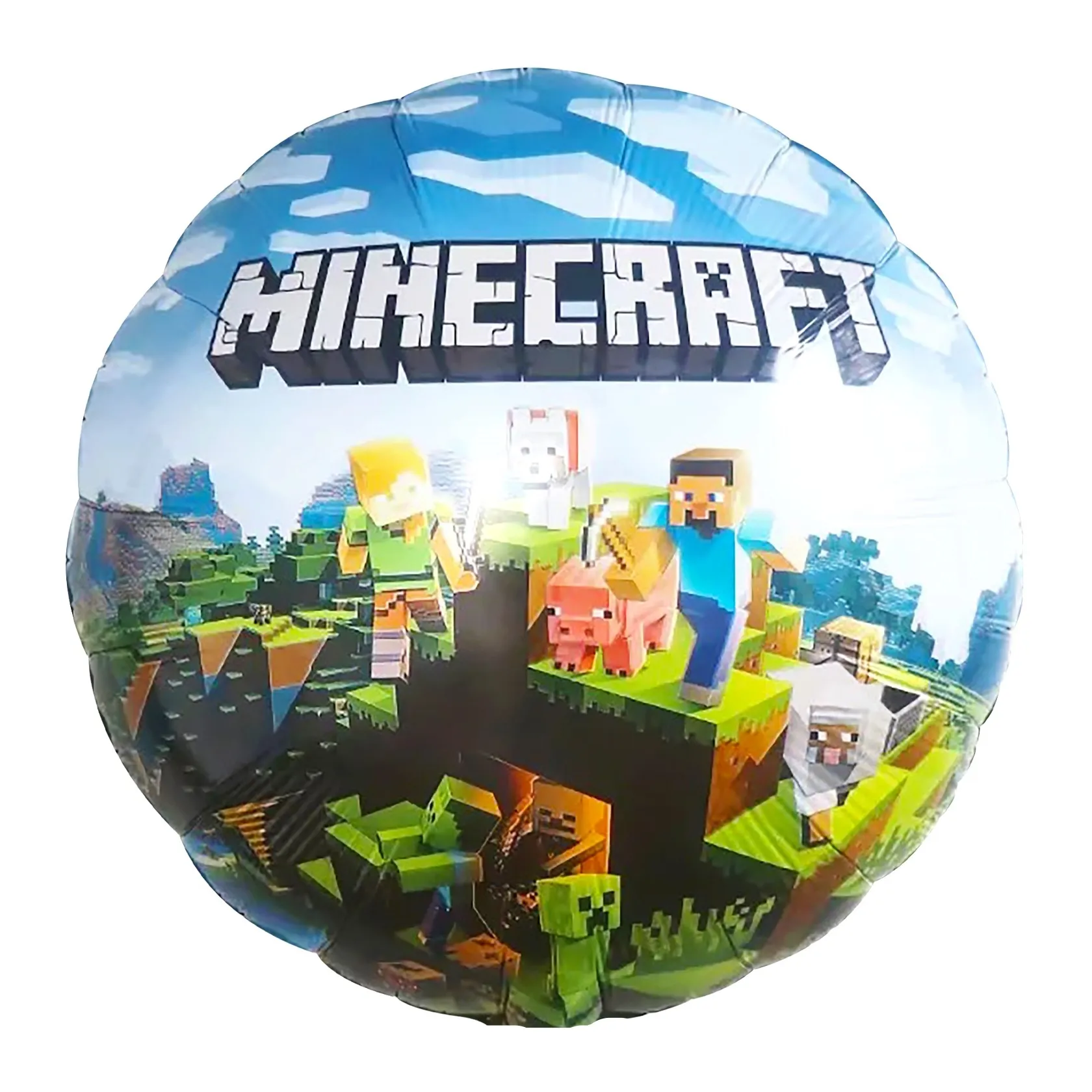 Шар, круг 46 см с рисунком, Minecraft