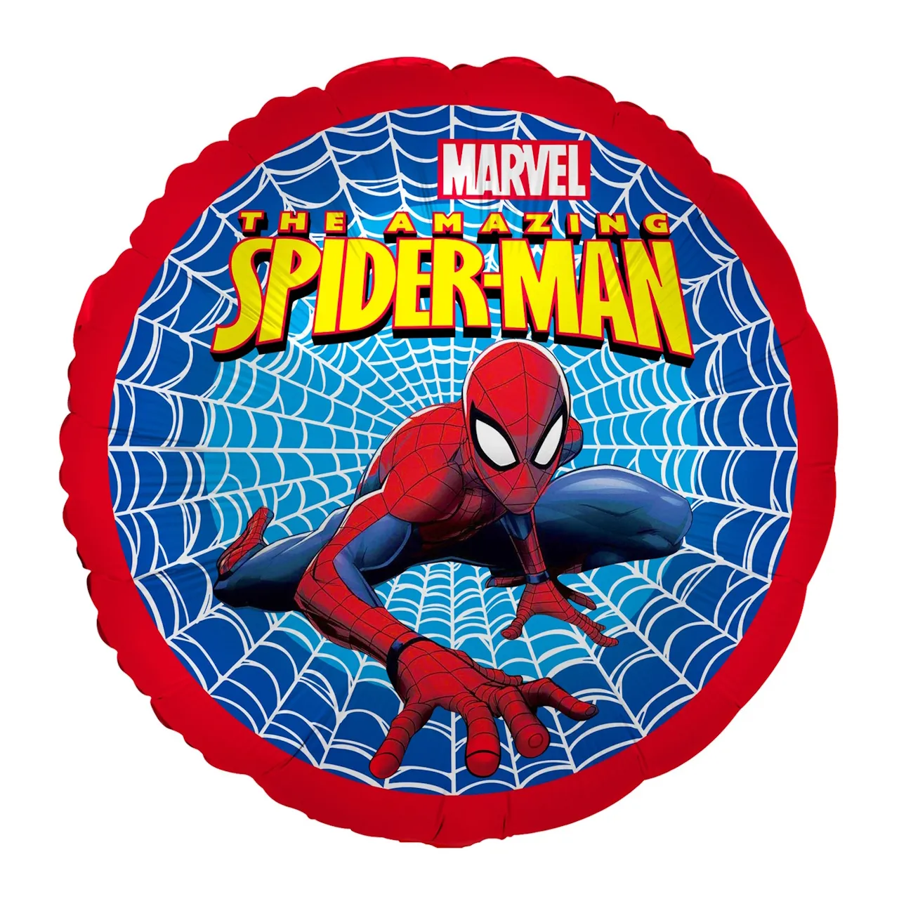 Шар, круг 46 см с рисунком, Spider-Man паутина